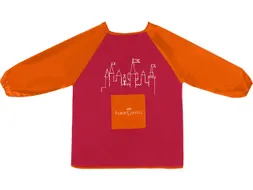 Verfschort Faber-Castell rood/oranje
