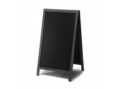 Krijtstoepbord Zwart 68x120cm