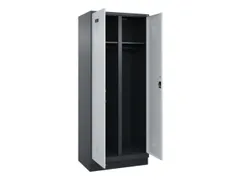 locker voor scheiding van kleding,HxBxD 1950x800x500mm,2vak