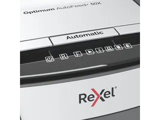 Papiervernietiger Rexel Optimum Auto+ 50X P-4 snippers 4x28mm - 8