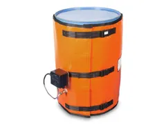 Verwarmingsmantel,V. 200L Vat,Buiten Glasvezel/Silicone,Oranje