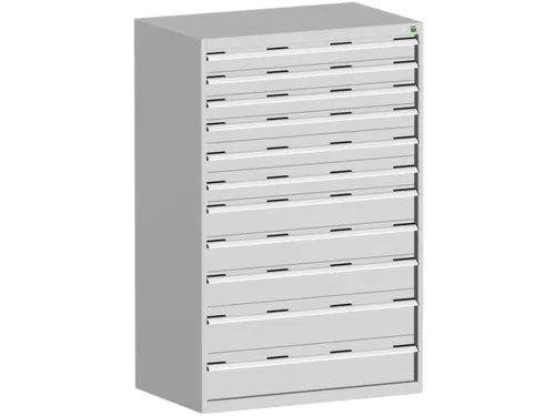 ladekast HxBxD 1600x1050x650mm 11laden zware lasten RAL7035