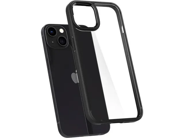 Spigen Case ACS03523 iPhone 13 Ultra Hybrid mat zwart