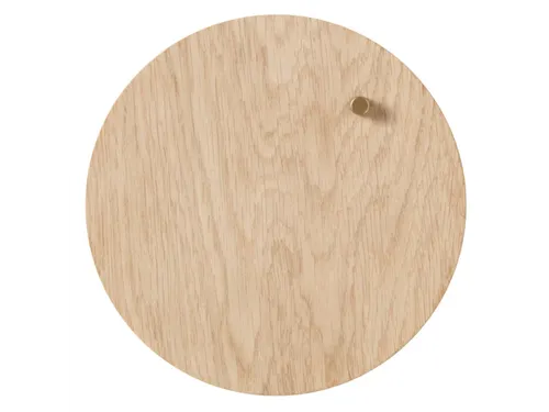 Glasmagneetbord Naga rond 25cm eiken