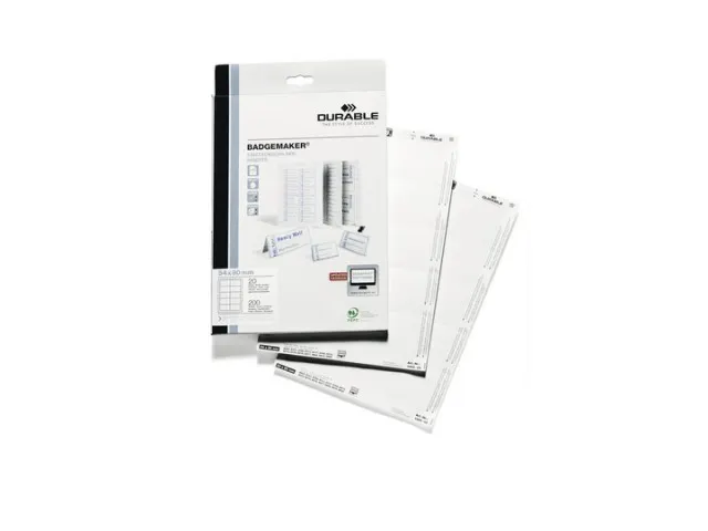 Kaart Badge Durable Duraprint 54x90mm