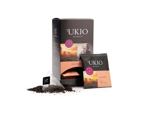 Ukio Earl Grey zwarte thee 20 piramidezakjes individueel verpakt