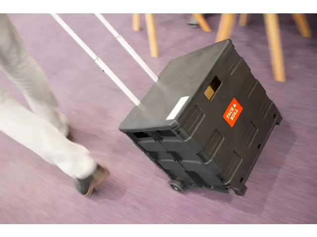 Couvercle noir Seco pour caisse pliable