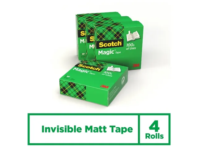 Plakband Scotch Magic 810 19mmx33m onzichtbaar mat