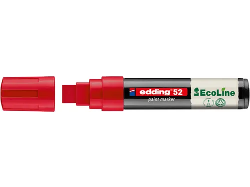 Paintmarker edding 52 EcoLine op waterbasis 4-15mm rood