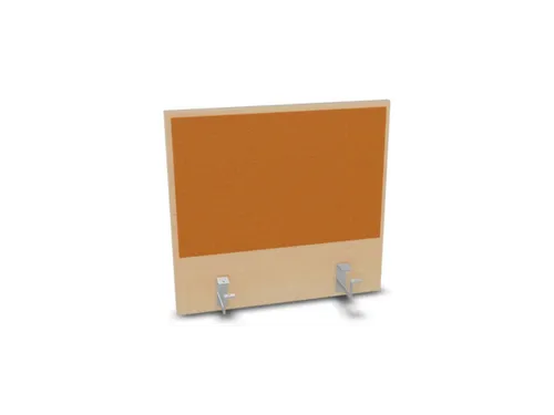 opzetpaneel,v. bureau,aanbouw achter,B 600mm,NE-esdoorn,BN3005-geel