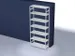 rayonnage modulaire,rayonnage départ,HxlxP 3000x1360x535mm