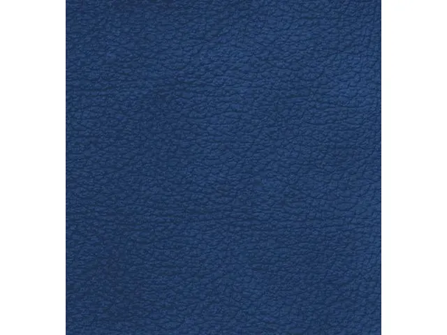 Sofa 2 places cuir véritable bleu