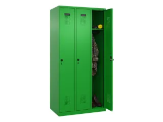 locker,HxBxD 1850x900x500mm,3vak,vak B 300mm,draaigrendel - 1