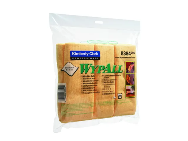 Wypall 8394 Microvezeldoeken Geel 24 Doeken