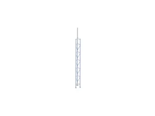 vakwerkmast,H 5350mm,staal vuurverzinkt,m. dwars-/diagonaalbalken - 1