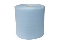 Industriepapier 108637 Euro perforatie Cellulose Blauw 3-Laags