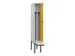 locker met bank,voor scheiding van kleding,HxBxD 2120x300x815mm,1vak