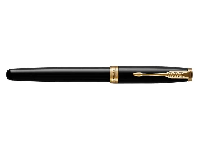 Vulpen Parker Sonnet Black lacquer GT finish Medium
