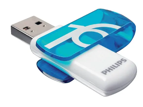 USB stick 2.0 Philips Vivid USB-A 16GB blauw