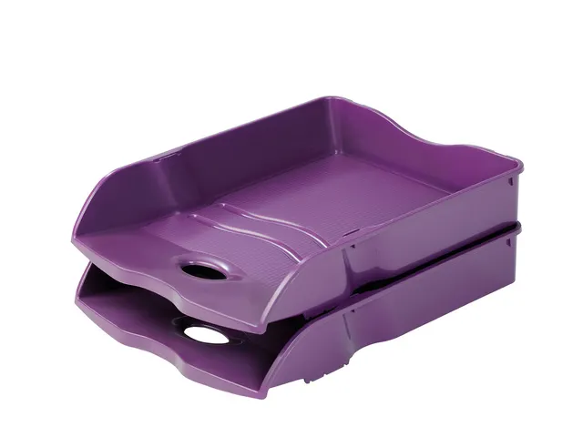 Bac à courrier HAN Re-LOOP A4 / C4 empilable et emboîtable, lilas 10