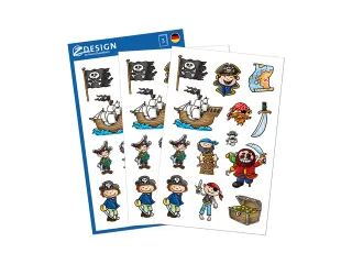 papieretiket Z-design Kids pakje a 3 vel piraten - 3
