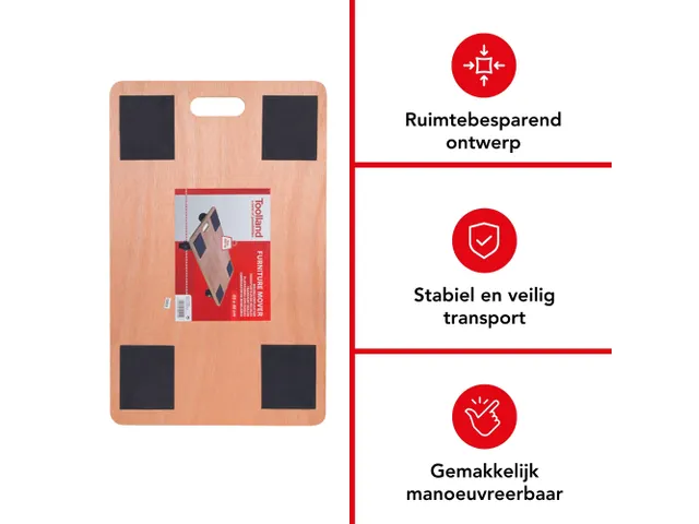 Meubelverplaatser 650x400mm 400kg