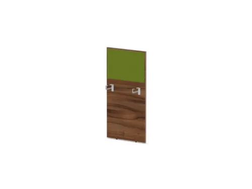 baliepaneel v. bureau aanbouw links NP-tiepolo nut BN7048-groen 600mm