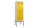 locker voor scheiding van kleding,HxBxD 2120x600x500mm,2vak