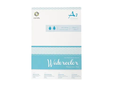 Aquarelblok Conda A3 230gr