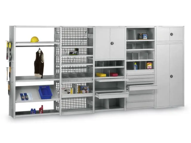 zijwand,v. inhaakstelling,HxD 2500x300mm,verzinkt,massief plaatstaal