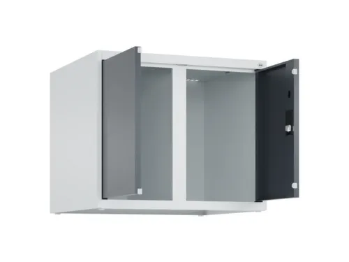 opzetkast,v. locker,2vak.,vak B 300mm,HxBxD 500x600x500mm,vleugeldeur