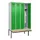 locker met bank,HxBxD 2120x1200x815mm,4vak,vak B 300mm,draaigrendel