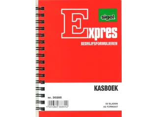 Spiraal gebonden kasboek Sigel A6 staand 50 blad - 1