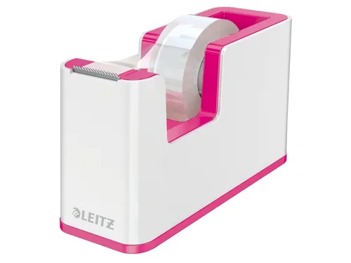 Plakbandhouder Leitz WOW wit/roze