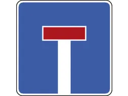 verkeersbord,doodlopende weg,conform StVO,aluminium,retro-reflecterend
