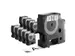 Labeltape Dymo 45803 LabelManager D1 polyester 19mm zwart op wit