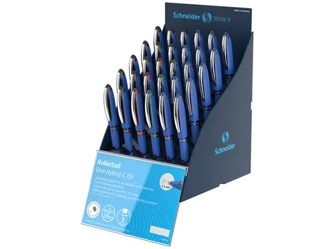 Rollerball Schneider One Hybrid C 0,3mm SIS-display 30 stuks