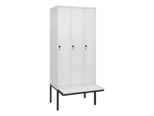 locker voor scheiding van kleding,HxBxD 2120x900x815mm,3vak