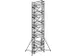 échafaudage roulant,portée H 11,4m,échafaudage H 10,64m