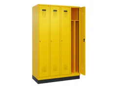 locker voor scheiding van kleding,HxBxD 1950x1200x500mm,4vak