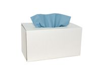 Euro 353732 Poetsdoek X-wipe blauw in dispenserdoos