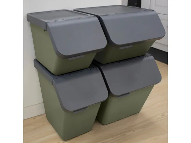 Sigma Home sorteer unit 40L donkergroen - 49,3x27x44,8cm