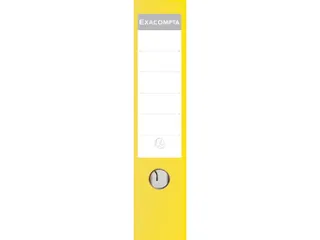 Ordner karton/PP A4 75mm geel - 3