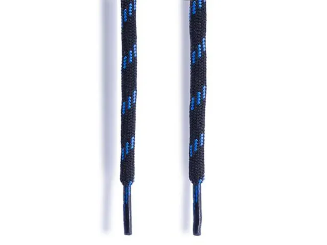 Atlas veters, lengte 145 cm, blauw, per paar