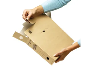 Archiefdoos Loeff 4550 320x240x60mm Bruin - 2