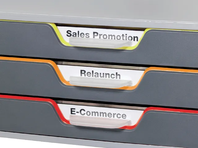 Module 3 tiroirs Durable Varicolor gris