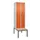 locker met bank,HxBxD 2120x600x815mm,2vak,vak B 300mm,draaigrendel