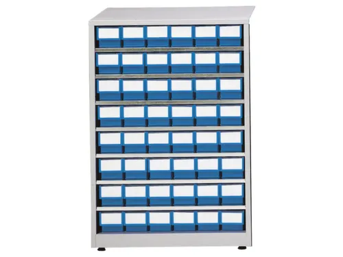 Stellingkast Hxbxd 410X605X870Mm 48Bakken Blauw Frame Ral7035