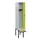 locker met bank,HxBxD 1950x300x815mm,1vak,vak B 300mm,cilinderslot