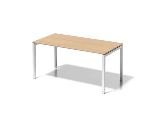 In hoogte verstelbaar bureau,HxBxD 650-850x1600x800mm,blad esdoorn